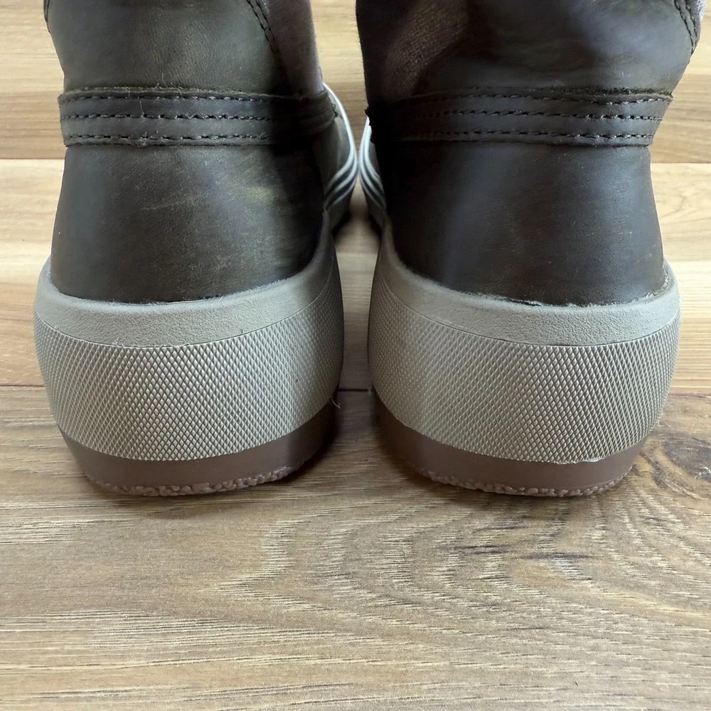 Merrell Haven Mid Lace Up‎ Polar Boots Womens 6 Olive Leather Waterproof